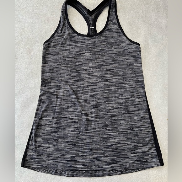 Lululemon Cool Racerback II SE Lined Up Size M Luon Wee Are From Space‎ Black - Picture 1 of 6